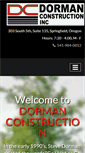 Mobile Screenshot of dormanconstruction.com